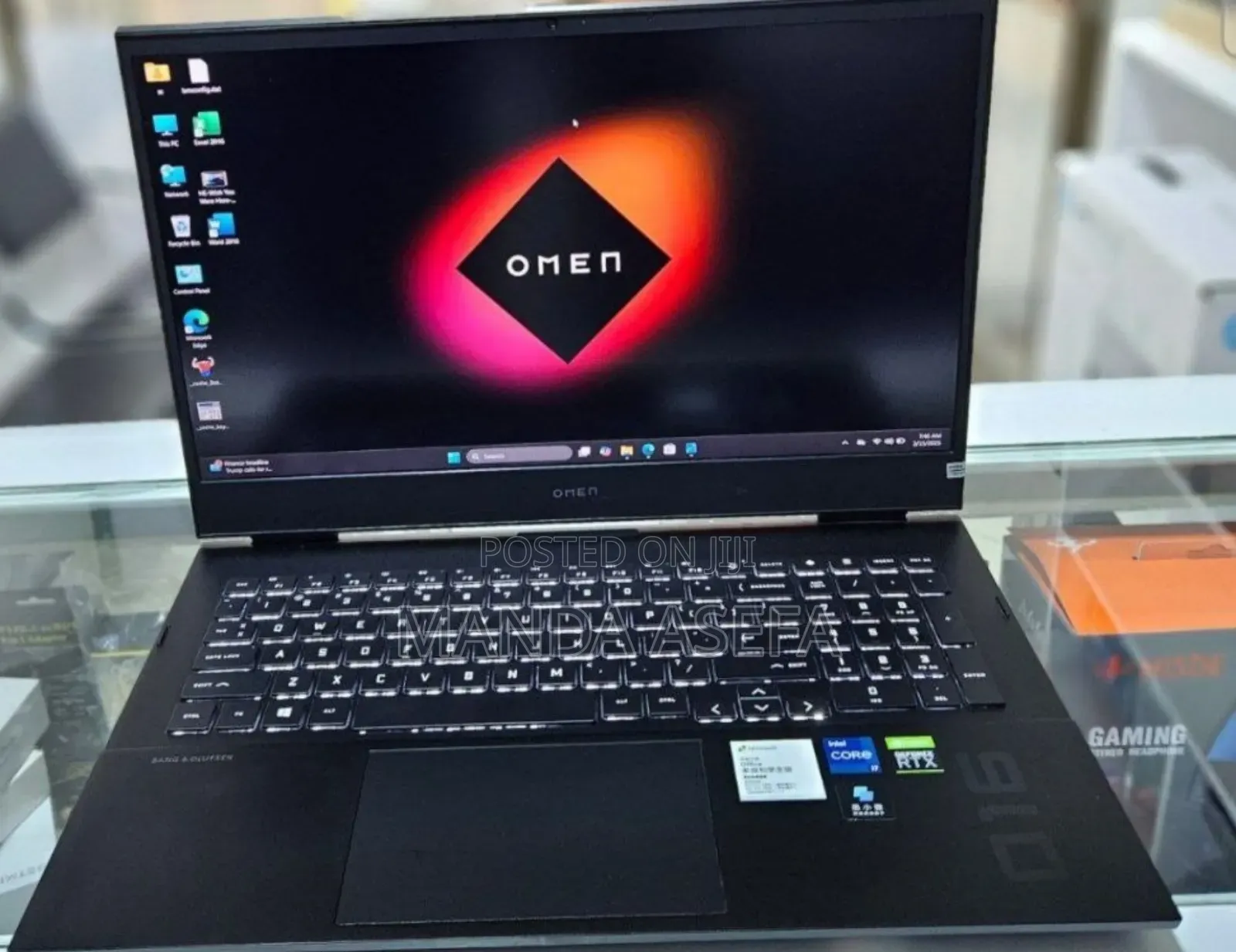 New Laptop HP Omen 16 16GB Intel Core I7 SSD 512GB