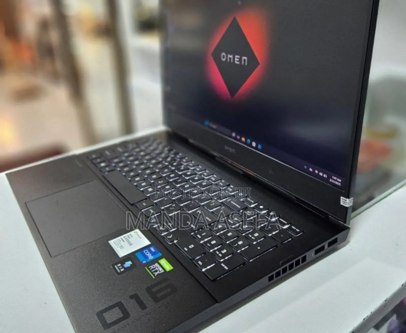 New Laptop HP Omen 16 16GB Intel Core I7 SSD 512GB