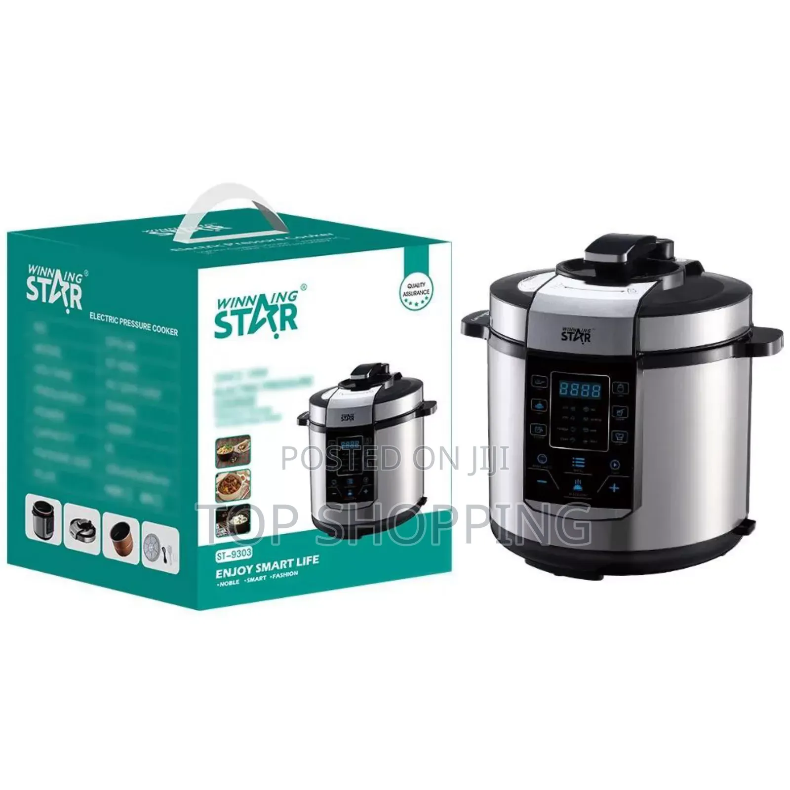 Winning Star 6 Liter Electric Touch Pressure Cooker