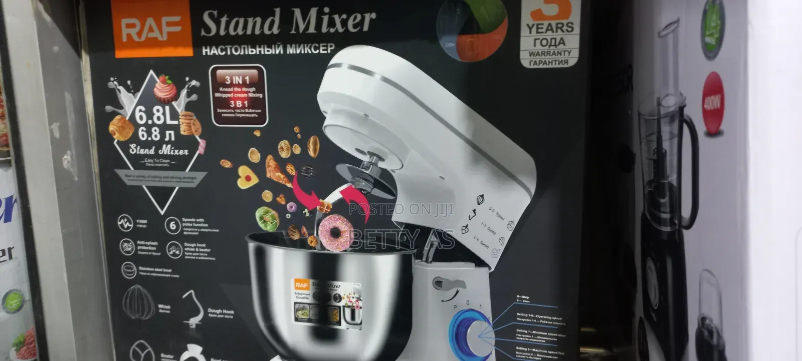 Raf Stand Mixer 6.8 Litre