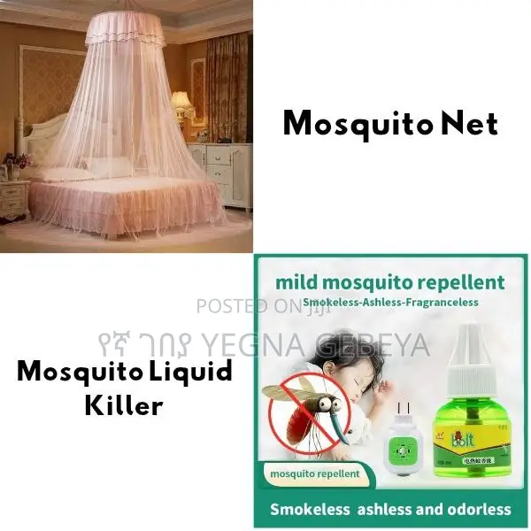 Mosquito Liquid Killer + Mosquito Net