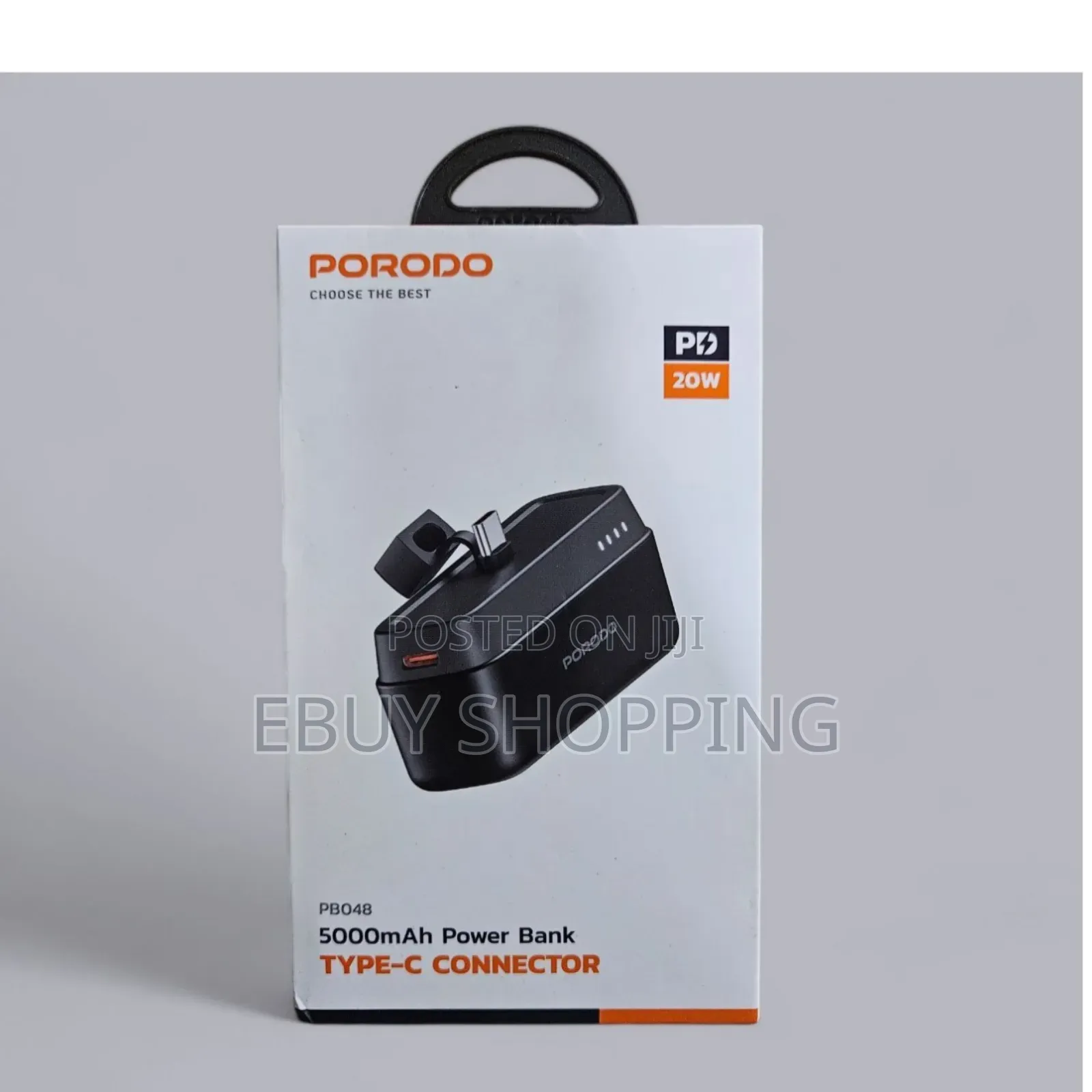 **Porodo Power Bank – Quick Charge in 35 Minutes**