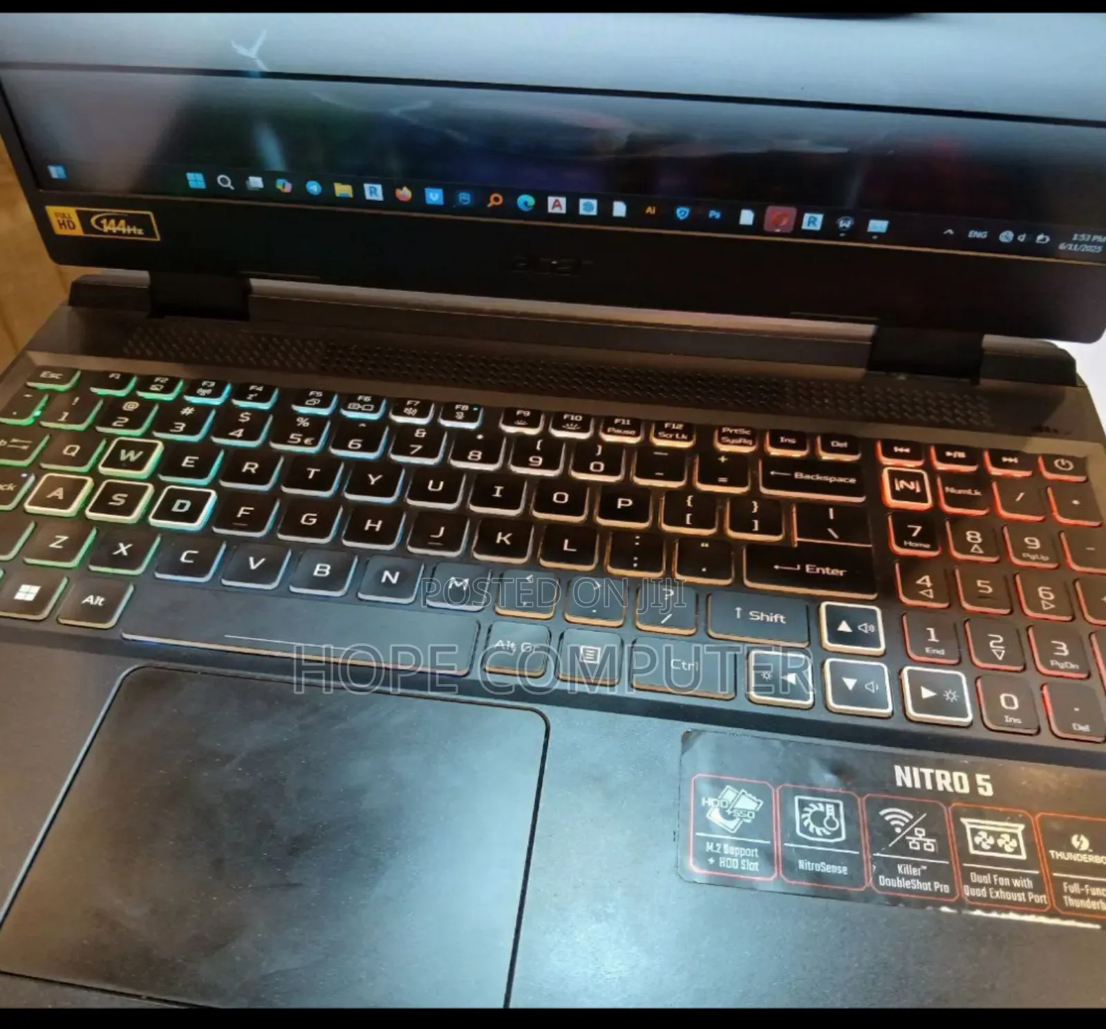 New Laptop Acer Nitro 5 16GB Intel Core I5 SSD 512GB