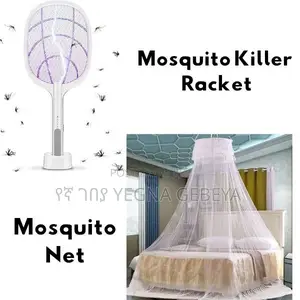 Mosquito Killer Racket Mosquito Net Combo