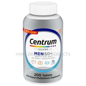 Photo - Centrum Silver Mens 50 + Multivitamin 200 Tablet