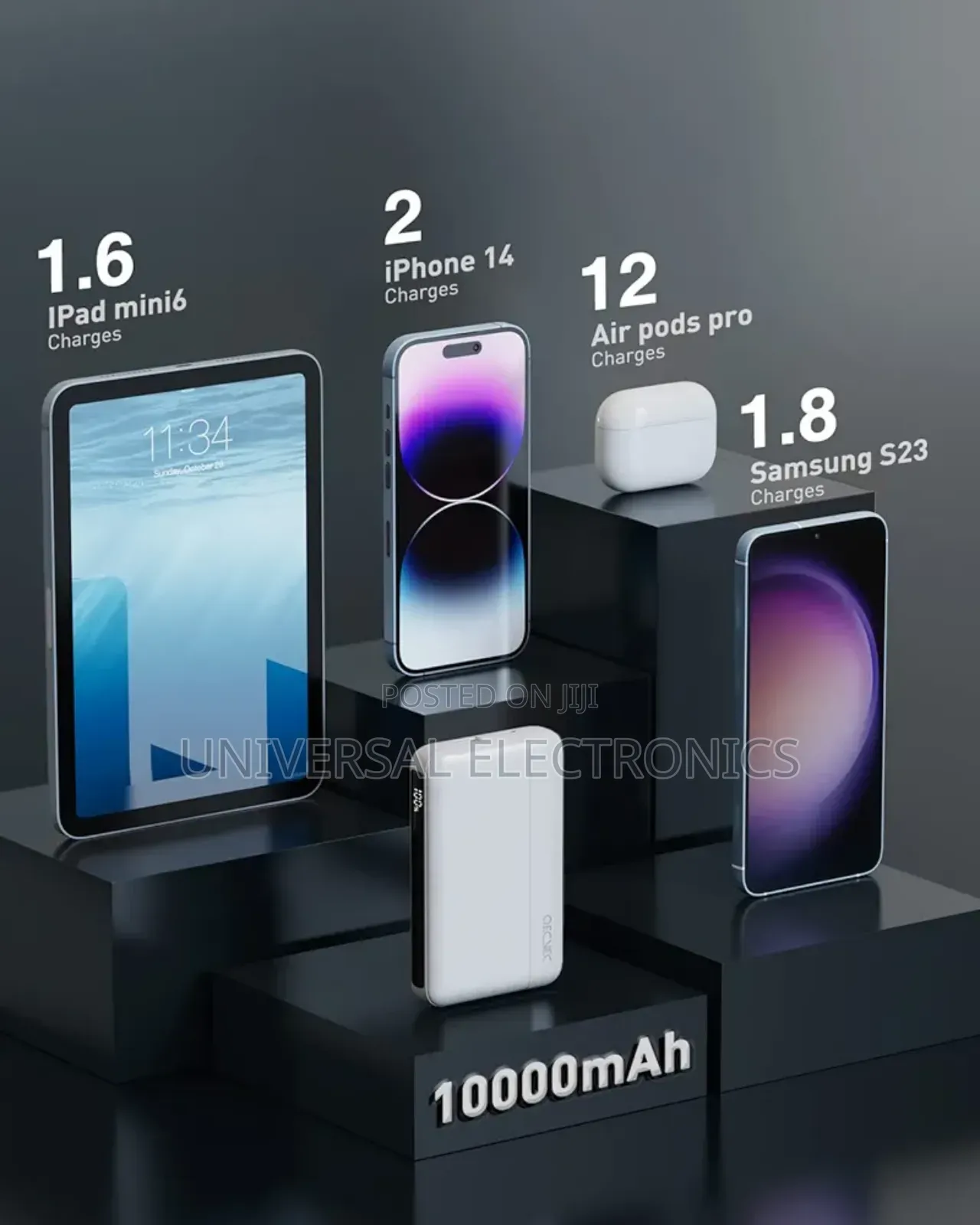 ኦርጂናል Calus Fast Charging Powerbank –Portable Cable-Free