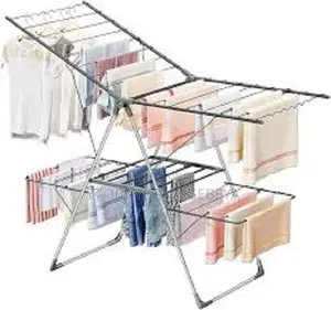 Photo - Large Stainless Steel Foldable Clothes Drying Rack