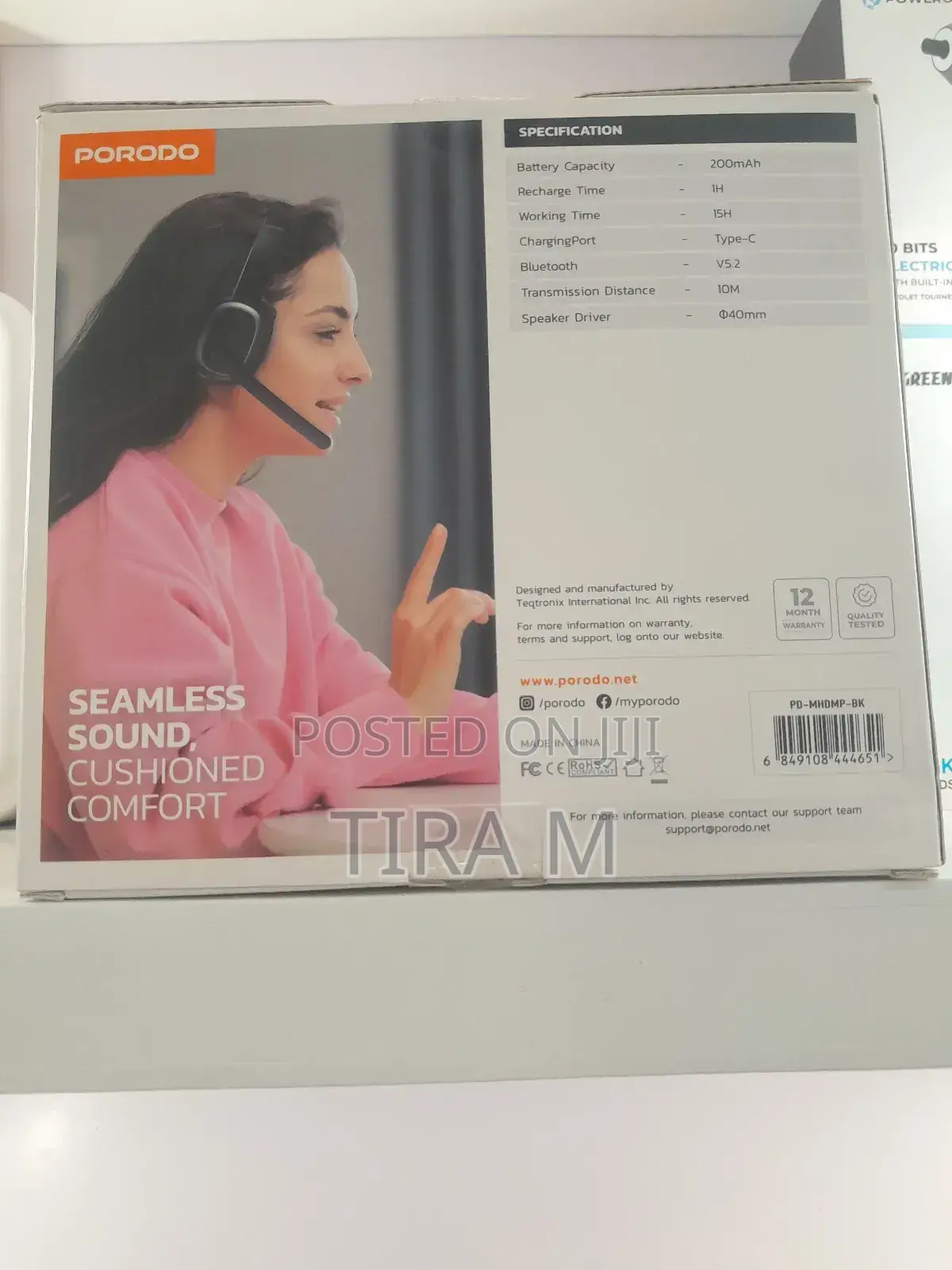 Porodo Working Headphone