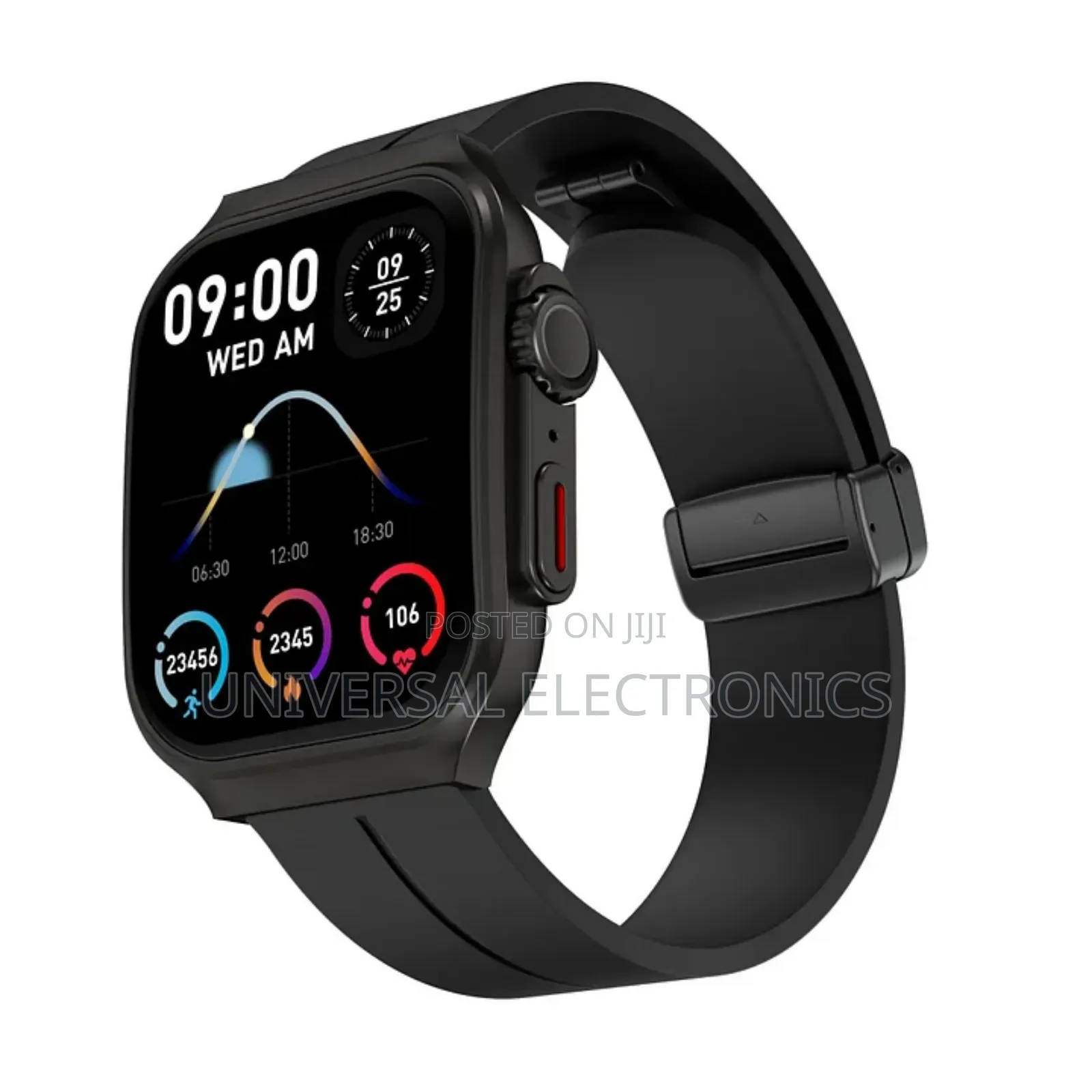 Curved 3d Display Smart Watch - 15 Days Battery Waterproof