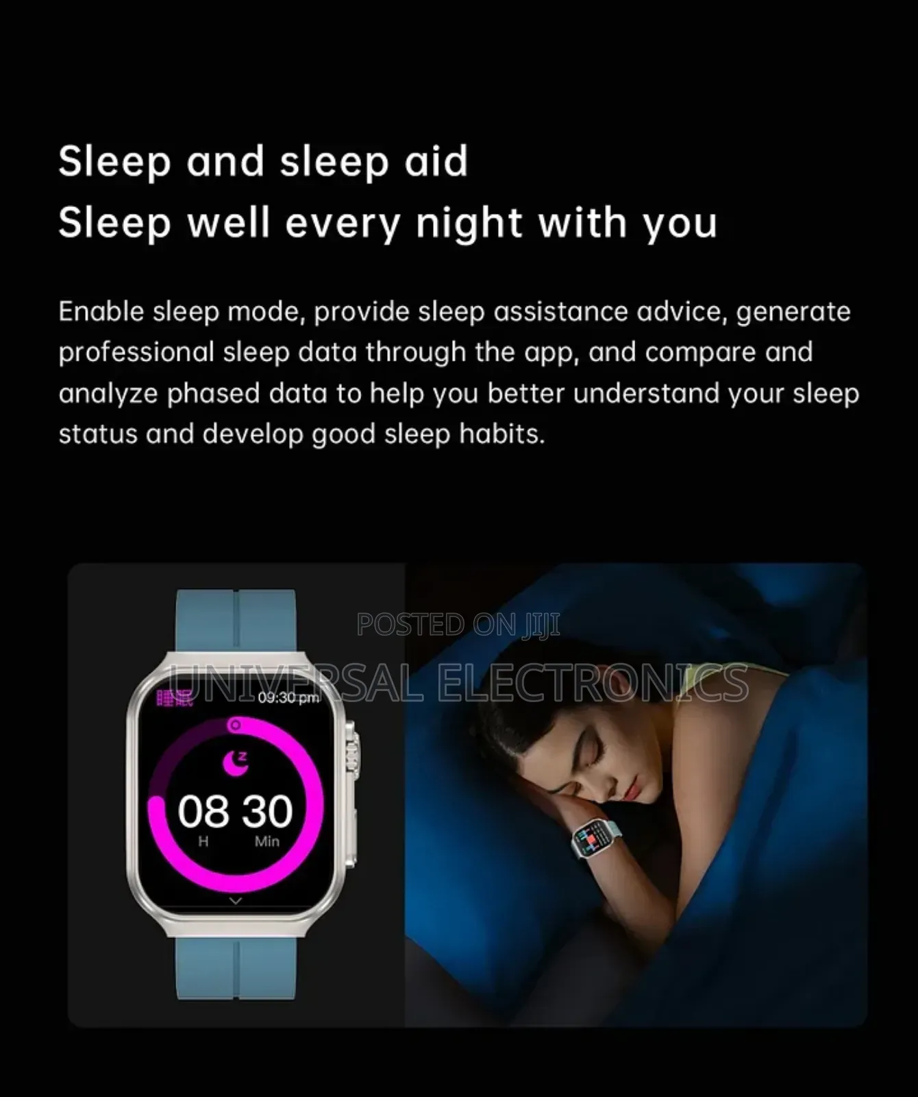 Curved 3d Display Smart Watch - 15 Days Battery Waterproof