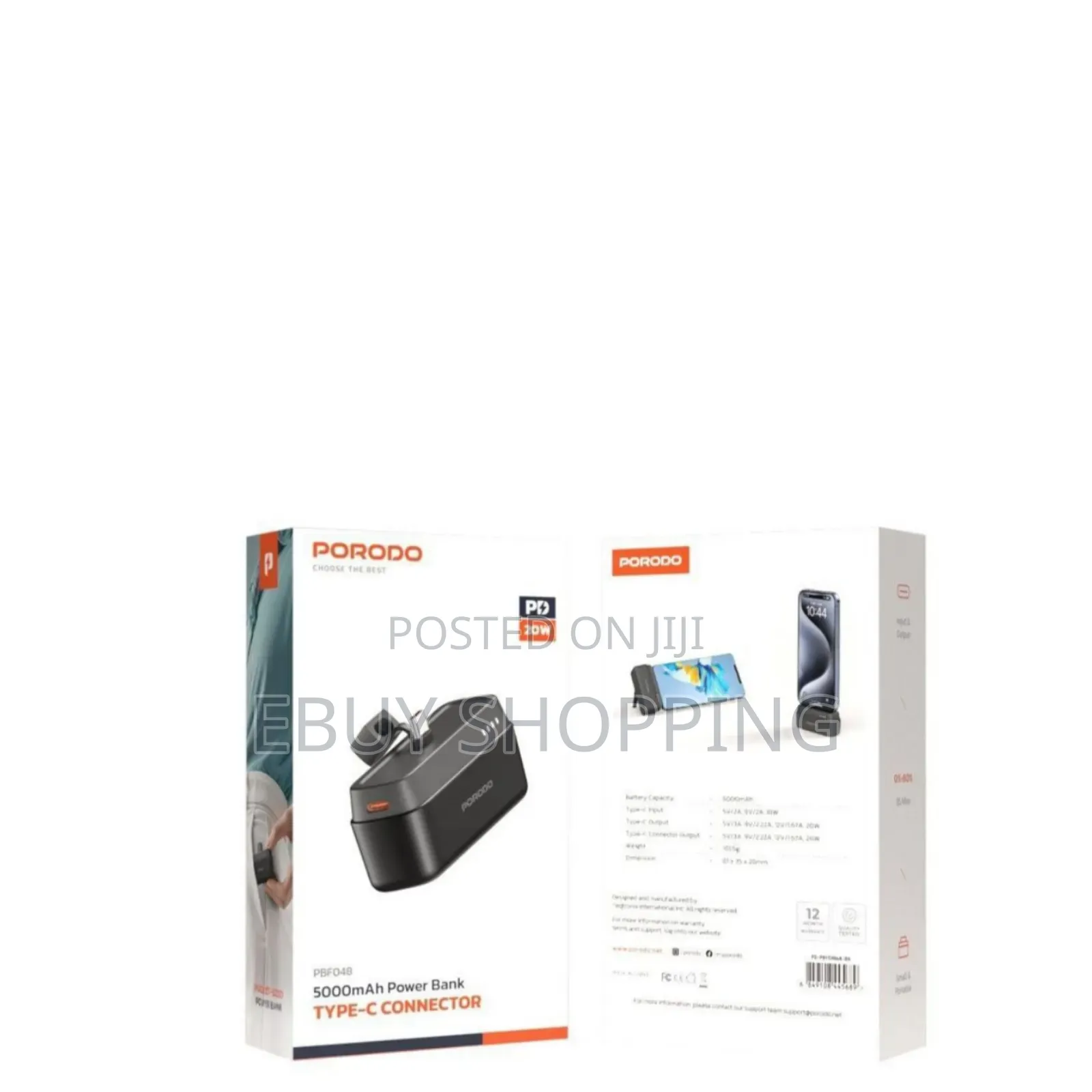 **Ultra-Portable Power Bank – Porodo Mini