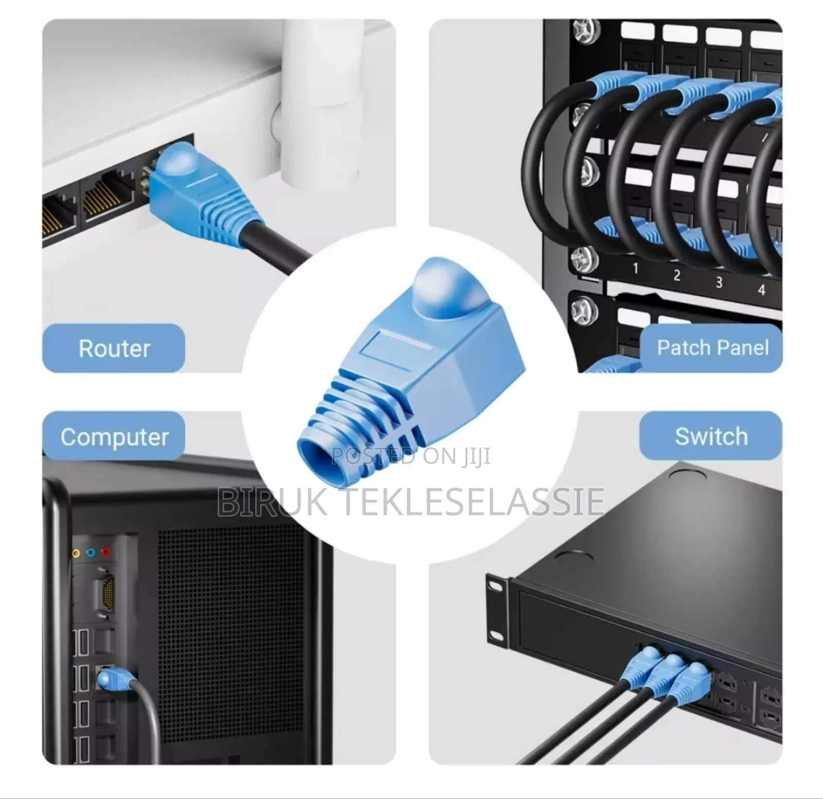 Rj45 Connector Jacket Protective Sleeve 1000 PCS