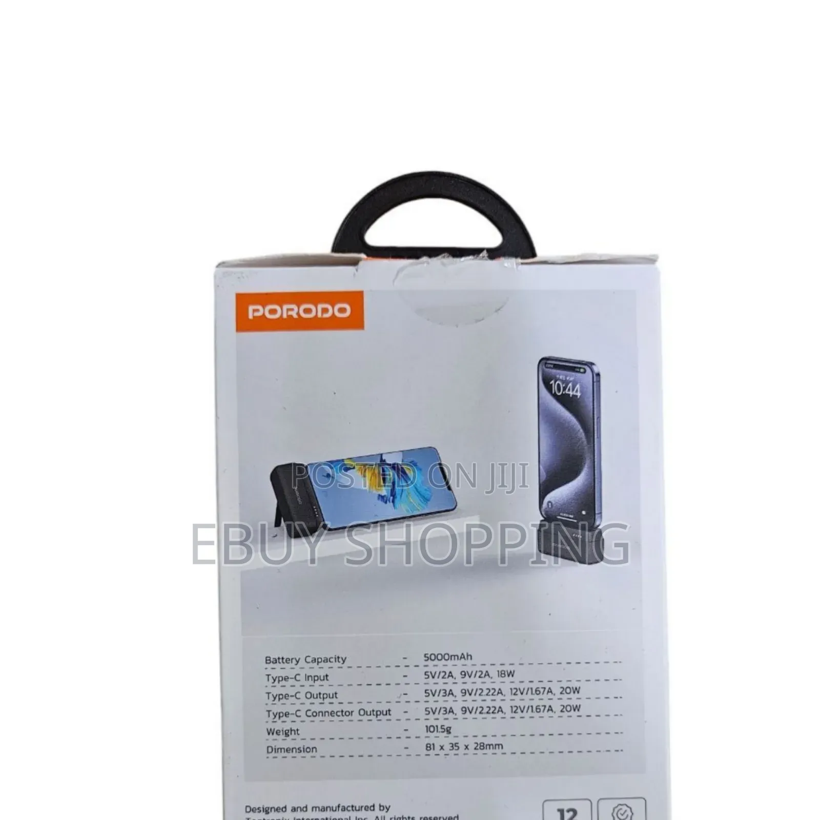 **Porodo 20w Fast Charging Power Bank – Pocket-Sized*