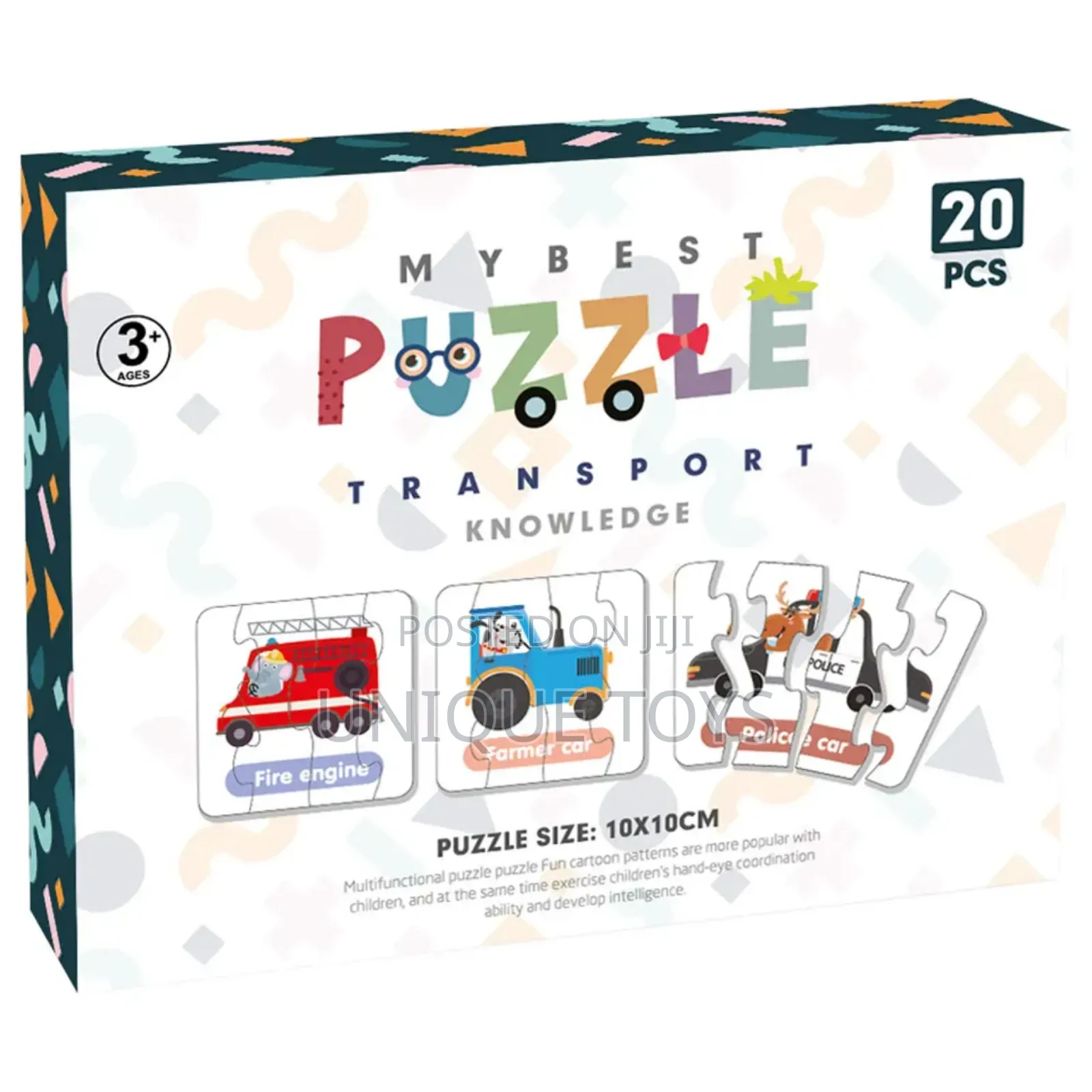 Little Story 20-in-1 Matching Puzzle: 20 Cards, 80 PCS