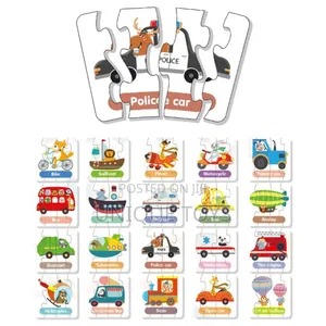Little Story 20-in-1 Matching Puzzle: 20 Cards, 80 PCS