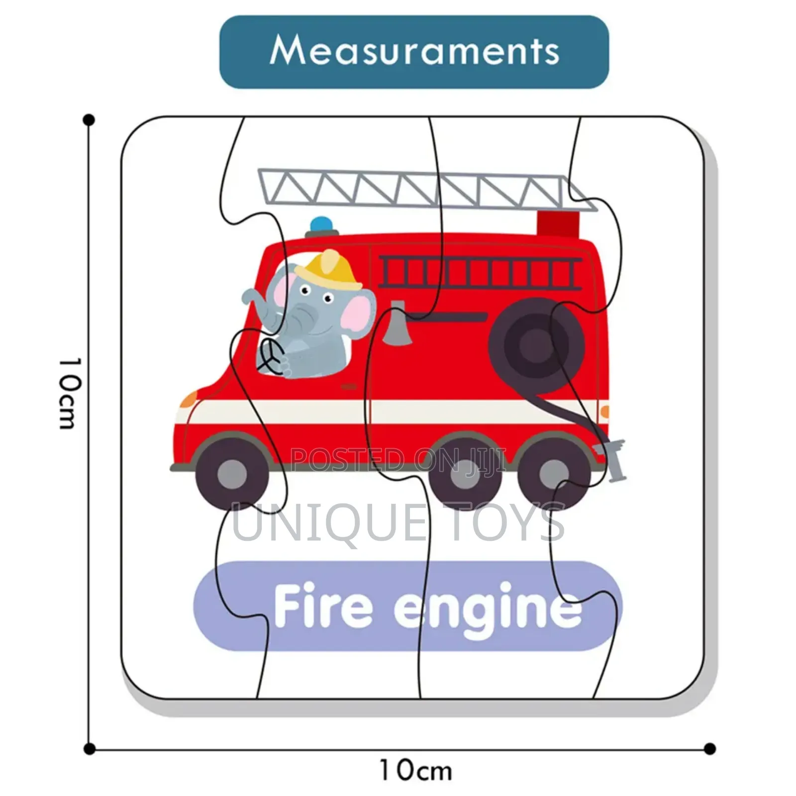 Little Story 20-in-1 Matching Puzzle: 20 Cards, 80 PCS