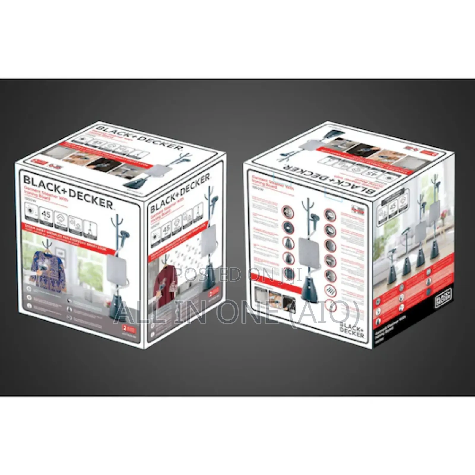 Black Decker Vertical Garment Steamer With Ironing Board