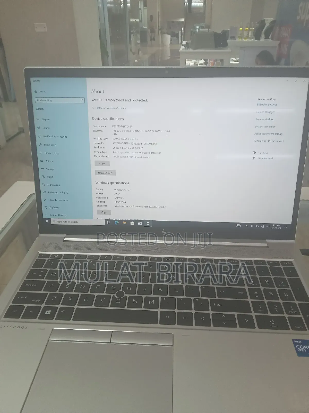 New Laptop HP EliteBook 840 G8 16GB Intel Core I7 SSD 512GB