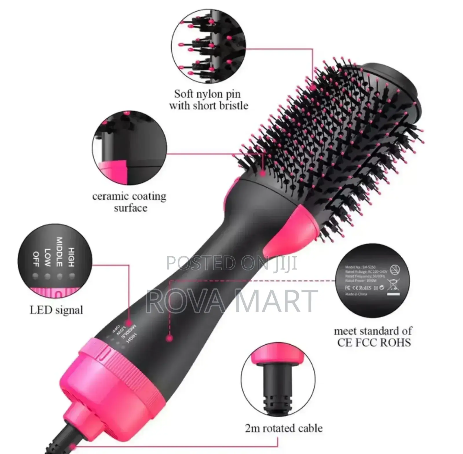 Hot Air Brush Dryer
