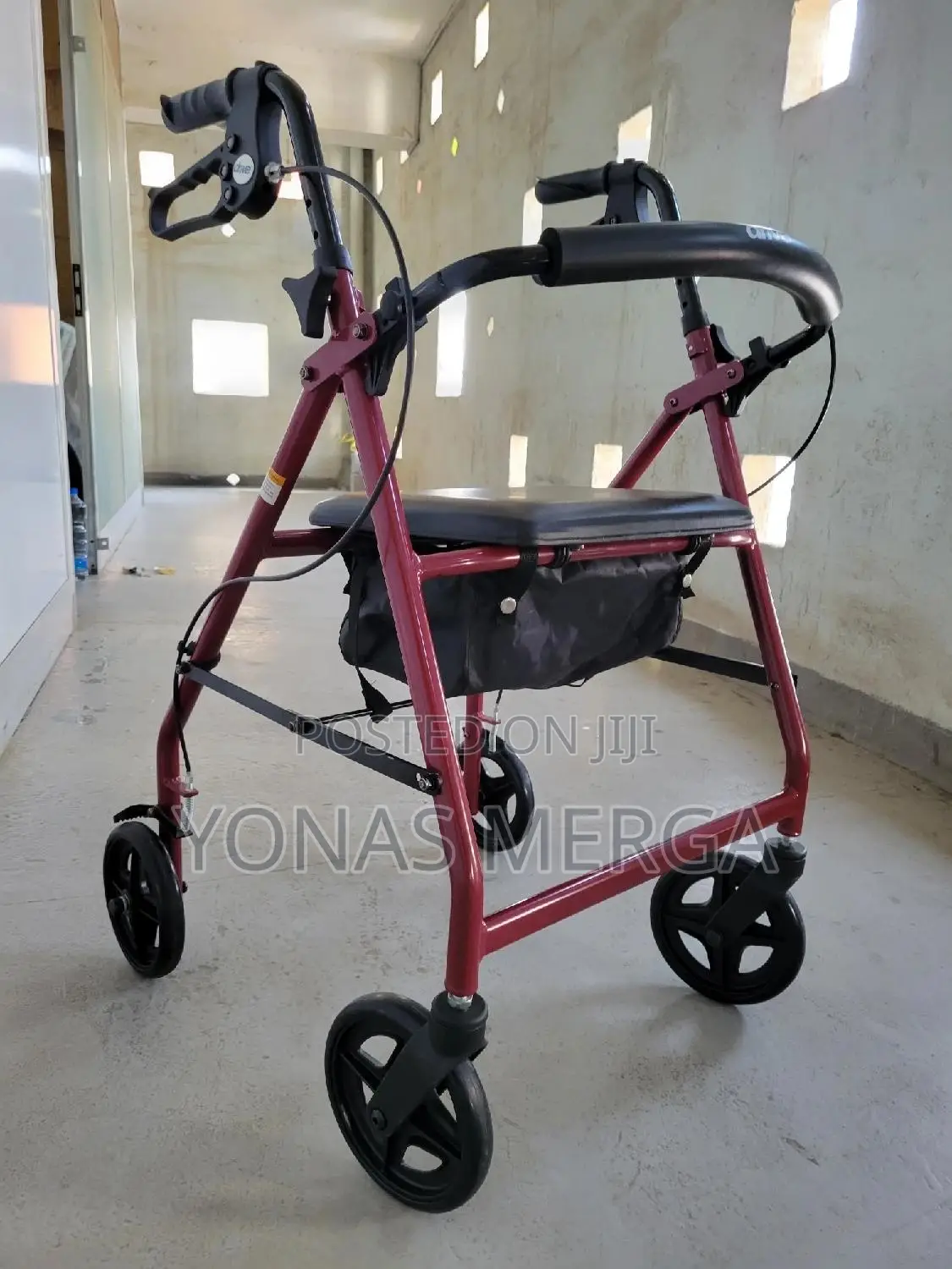 Walker With Seat Chairت韋ወከር፬፬bariatric Heavy Duty Rollator
