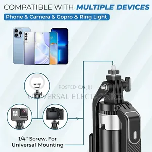 Aim, Extend, Snap – Grip Selfie Stick With Tripod Mode