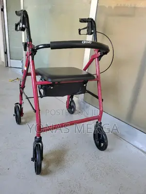 Photo - Walker|帶disability Aid Mobility 4 Wheels With Seat.