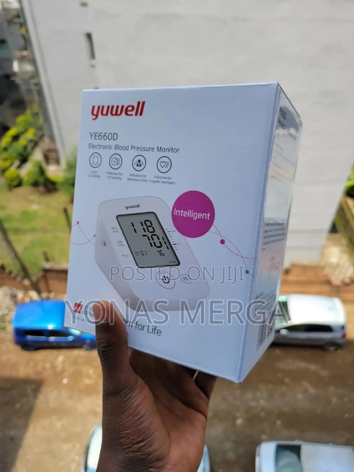 Bp Monitoring٣籼blood Pressure Wrist Machine - Black/White