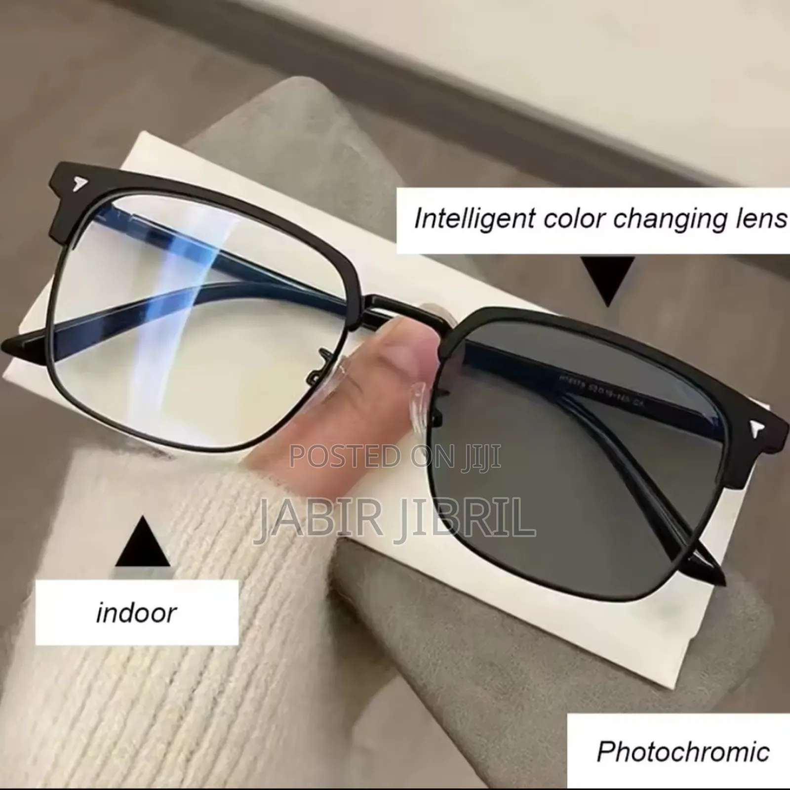 Photochromic Eyeglasses Solar and Blue Cut
