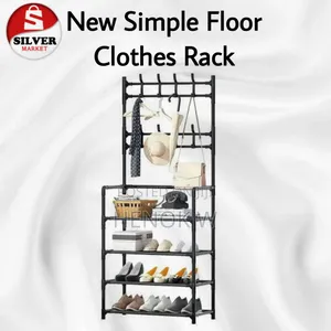 Photo - New Simple Floor Clothes Rack