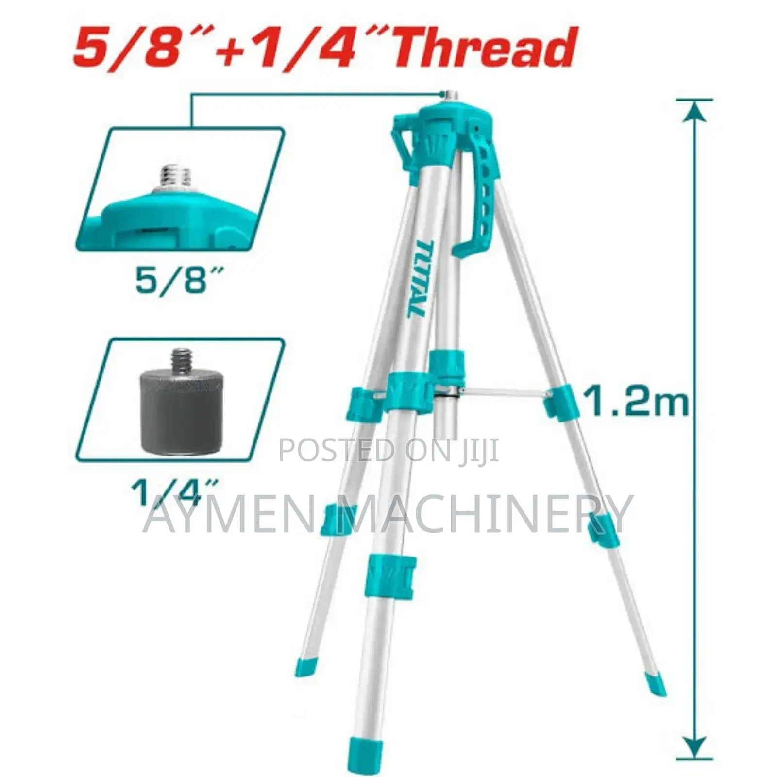 ቶታል ጨረር ውሀልክ Total 3d Laser Levelling With Tripod