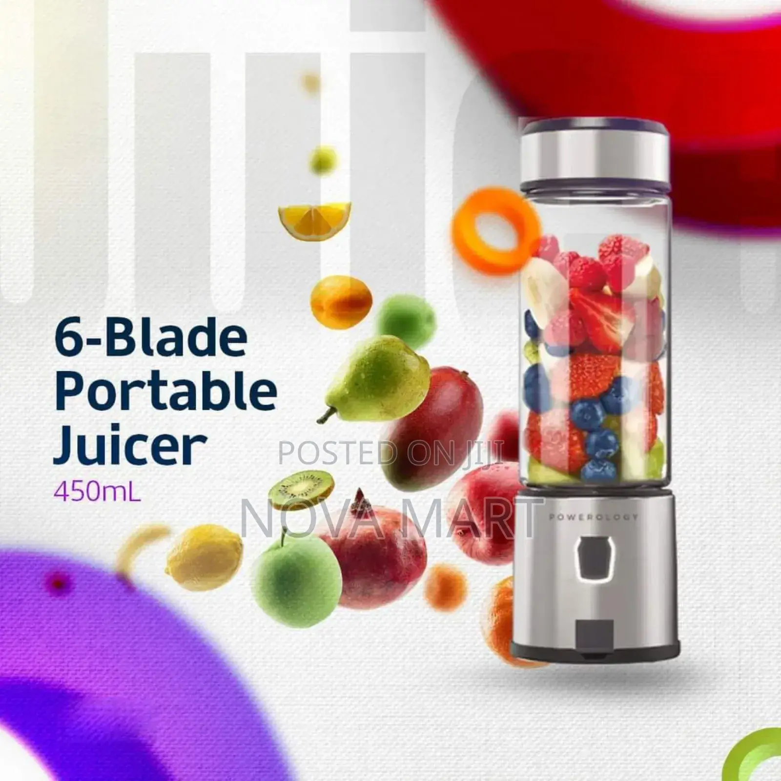 Powerology Rechargeable Portable Juicer