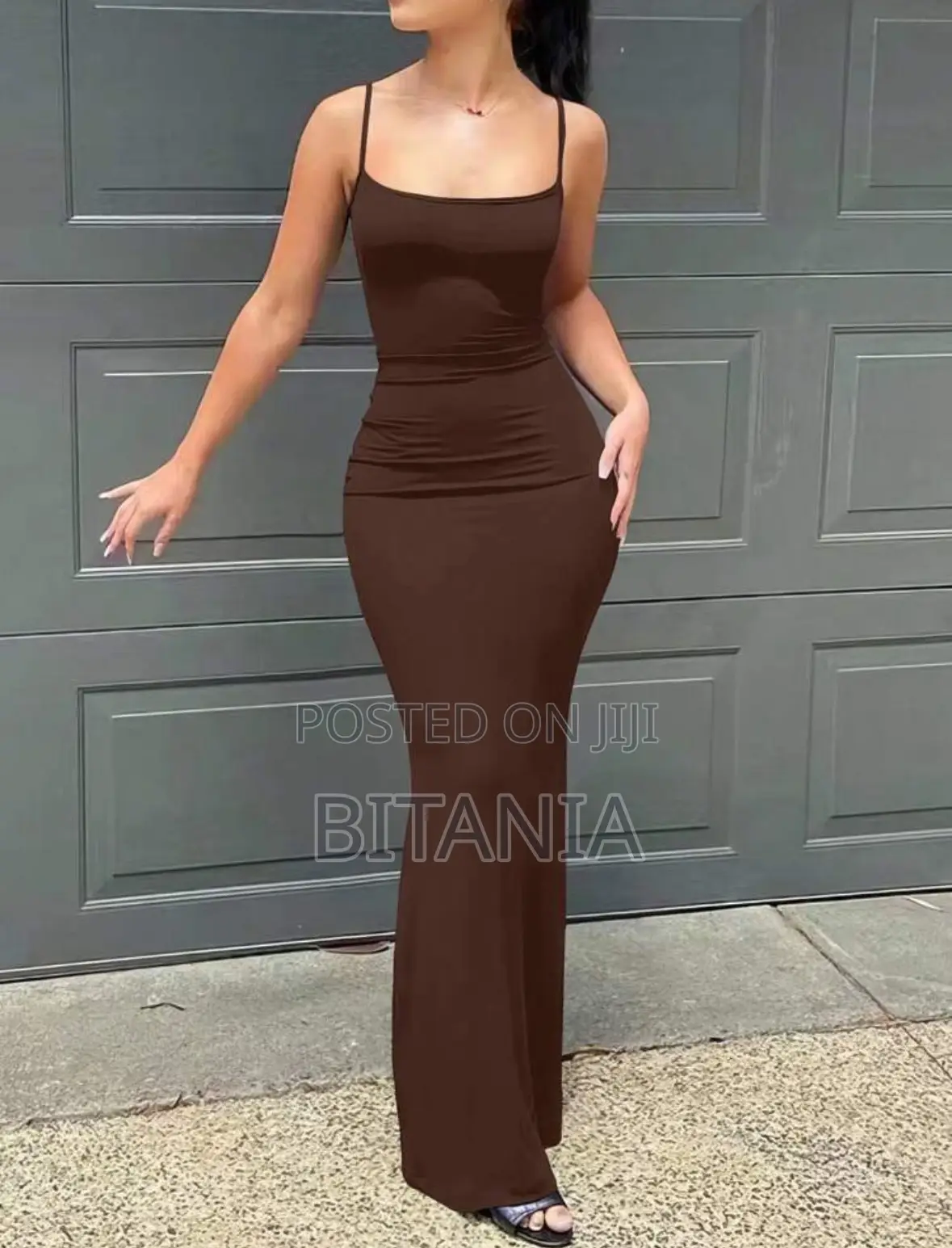 Brown Long Dress