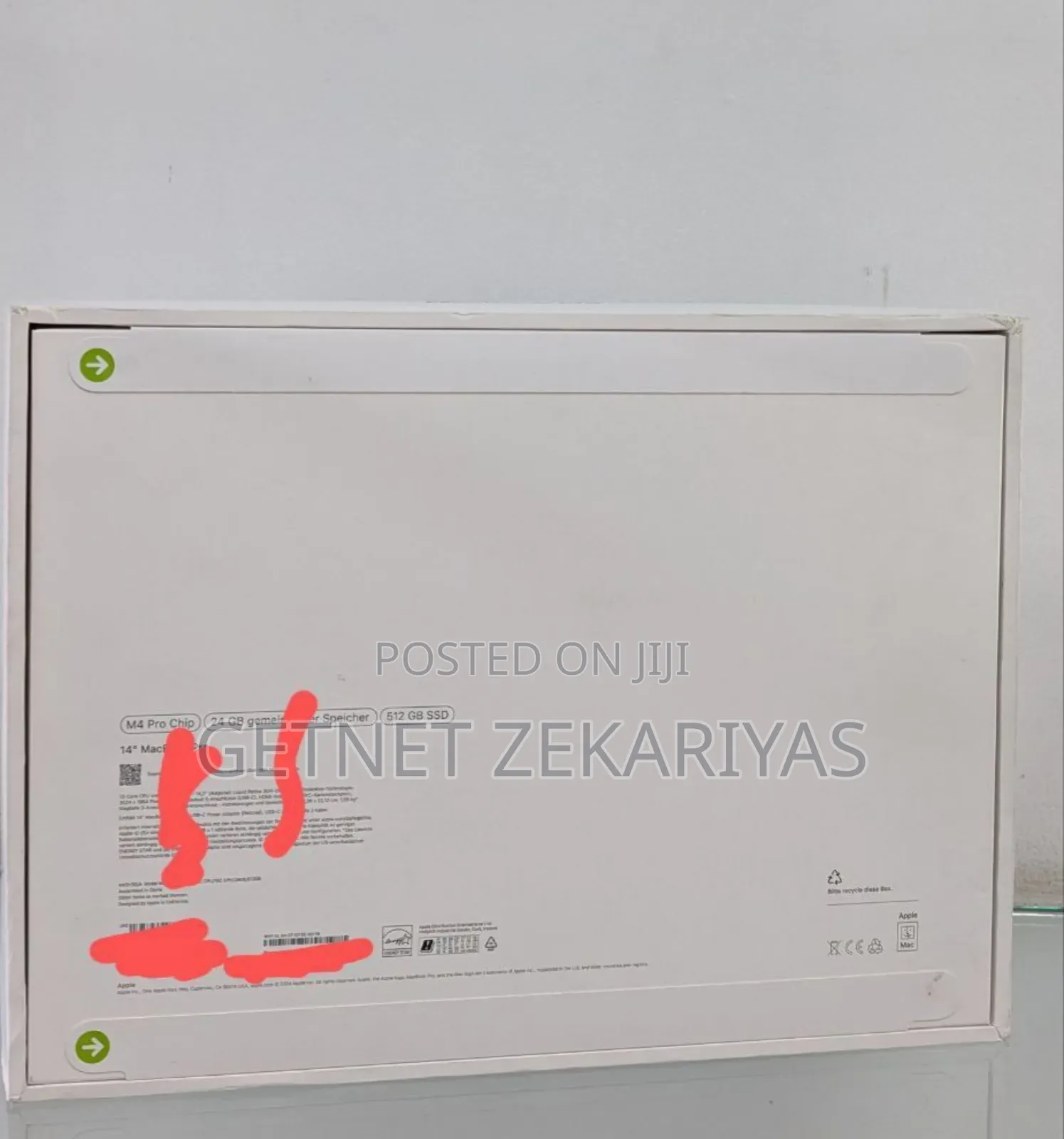 New Apple MacBook Pro 2024 M4 Max 14-Inch 24GB Apple M4 SSD 512GB