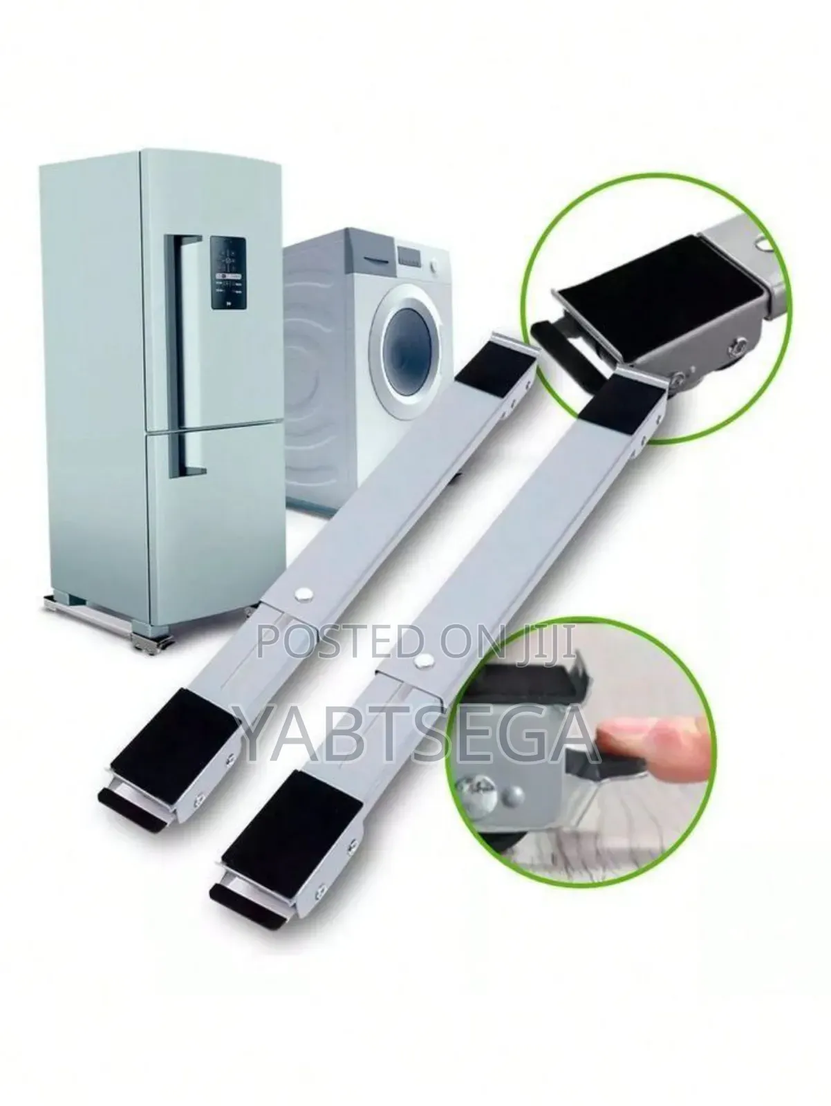 Adjustable Moving Roller Wheels Stand With Brake.