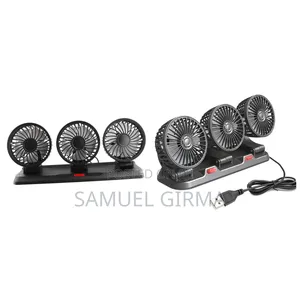 Photo - 3head Electric Car Fan Effectively Increases the Air
