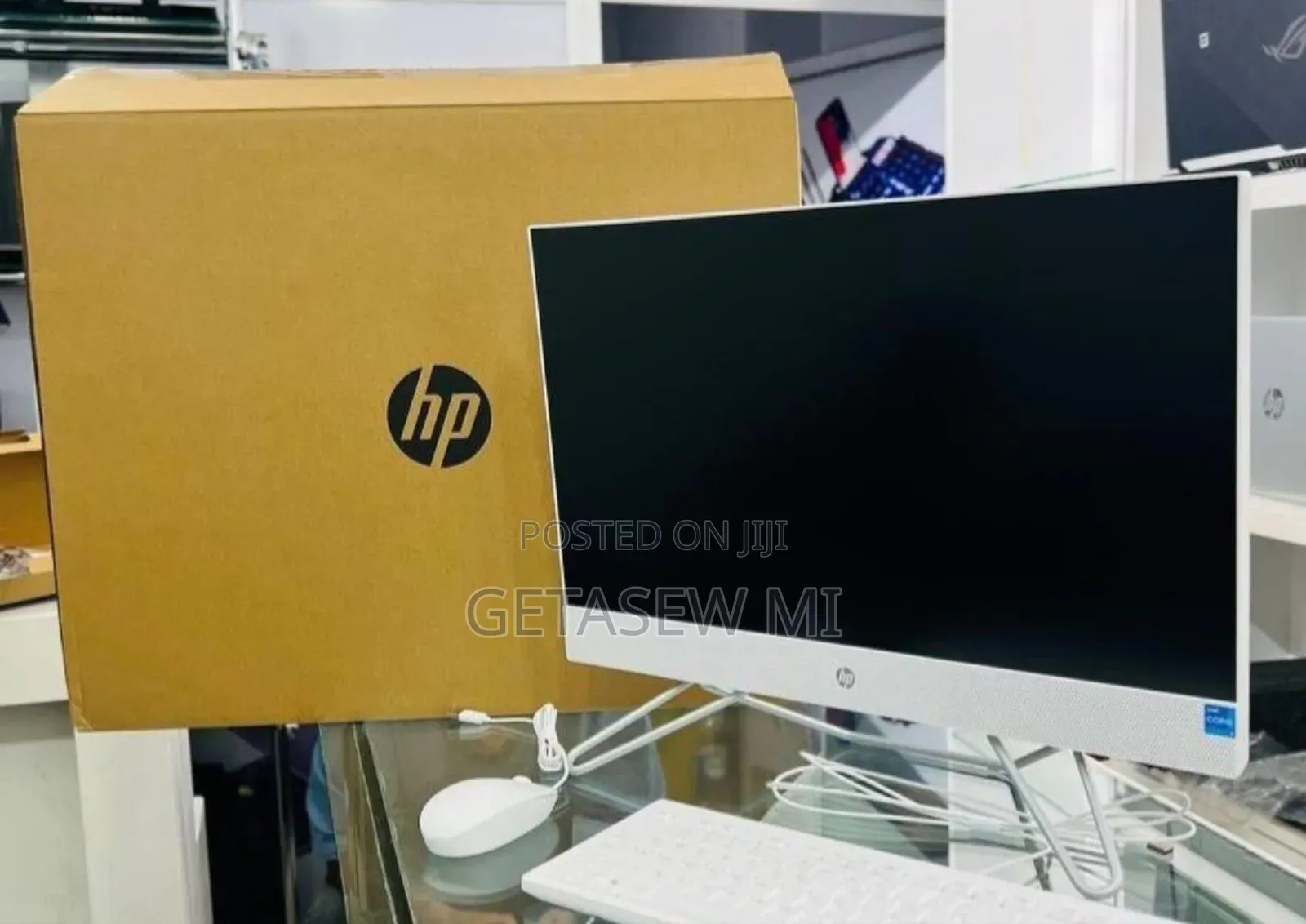 New Desktop Computer HP 200 G4 All-in-One 8GB Intel Core I7 SSD 512GB