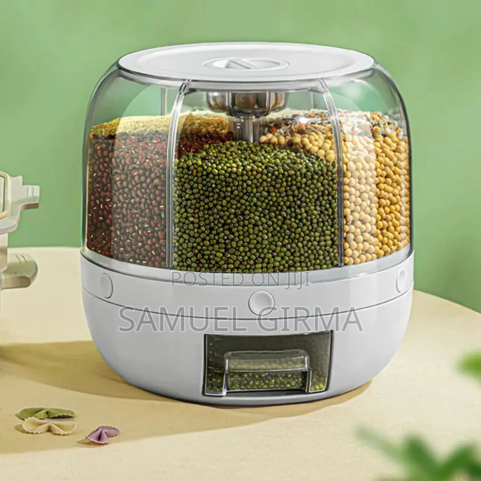 360° Rotating Rice Barrel 6 በ 1 የሆነ የአስፔዛ መቀነሻ