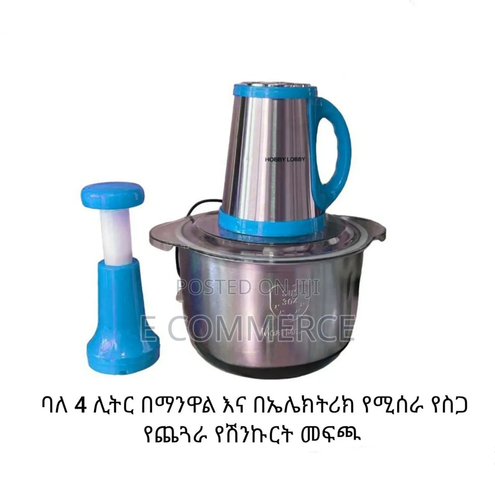 Onion and Meat Electric and Manual Chopper