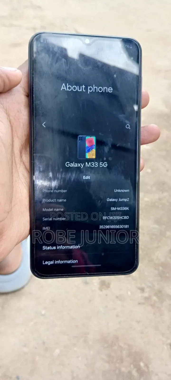 New Samsung Galaxy M33 5G 128 GB Silver