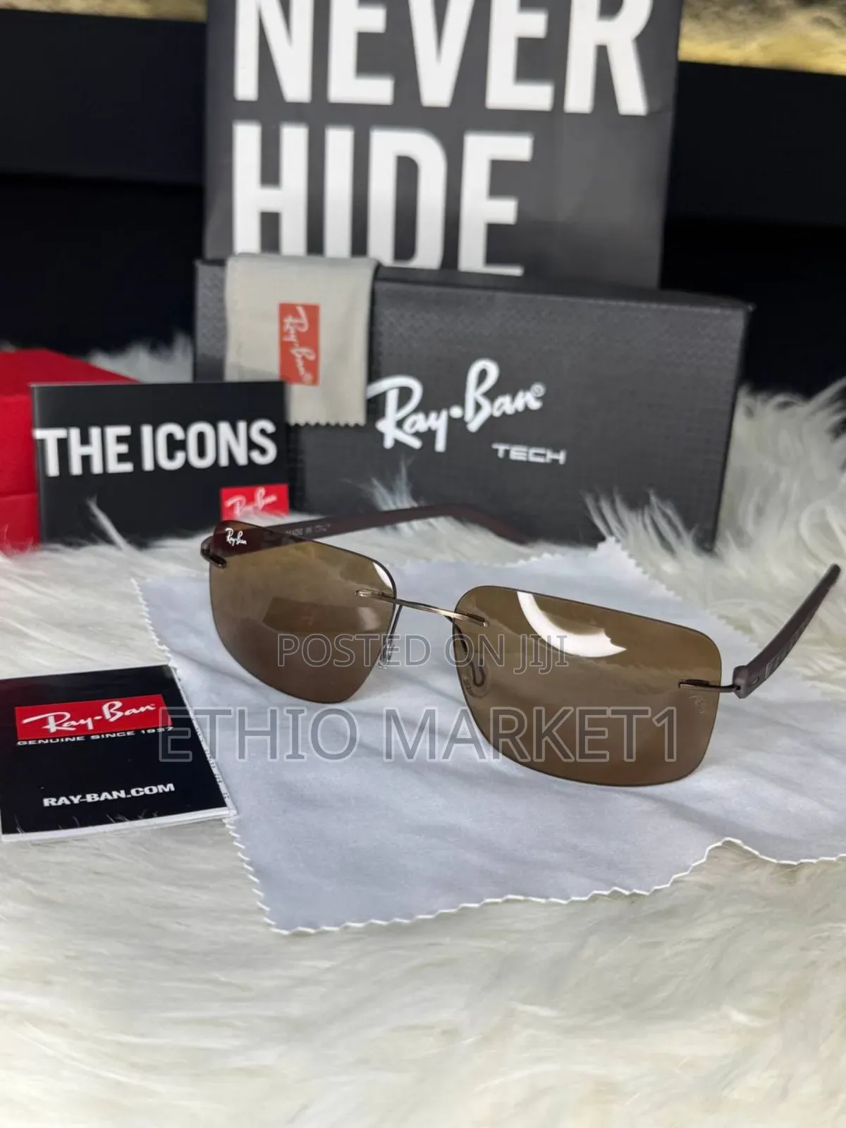 Rayban Rim Less Eyeglass