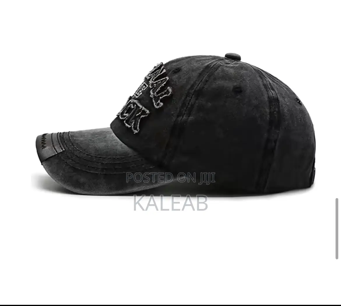 Retro Baseball Cap (Black)