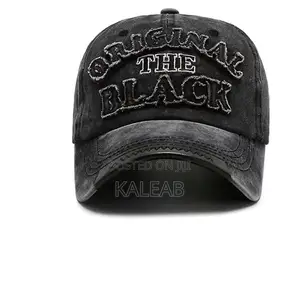 Retro Baseball Cap (Black)