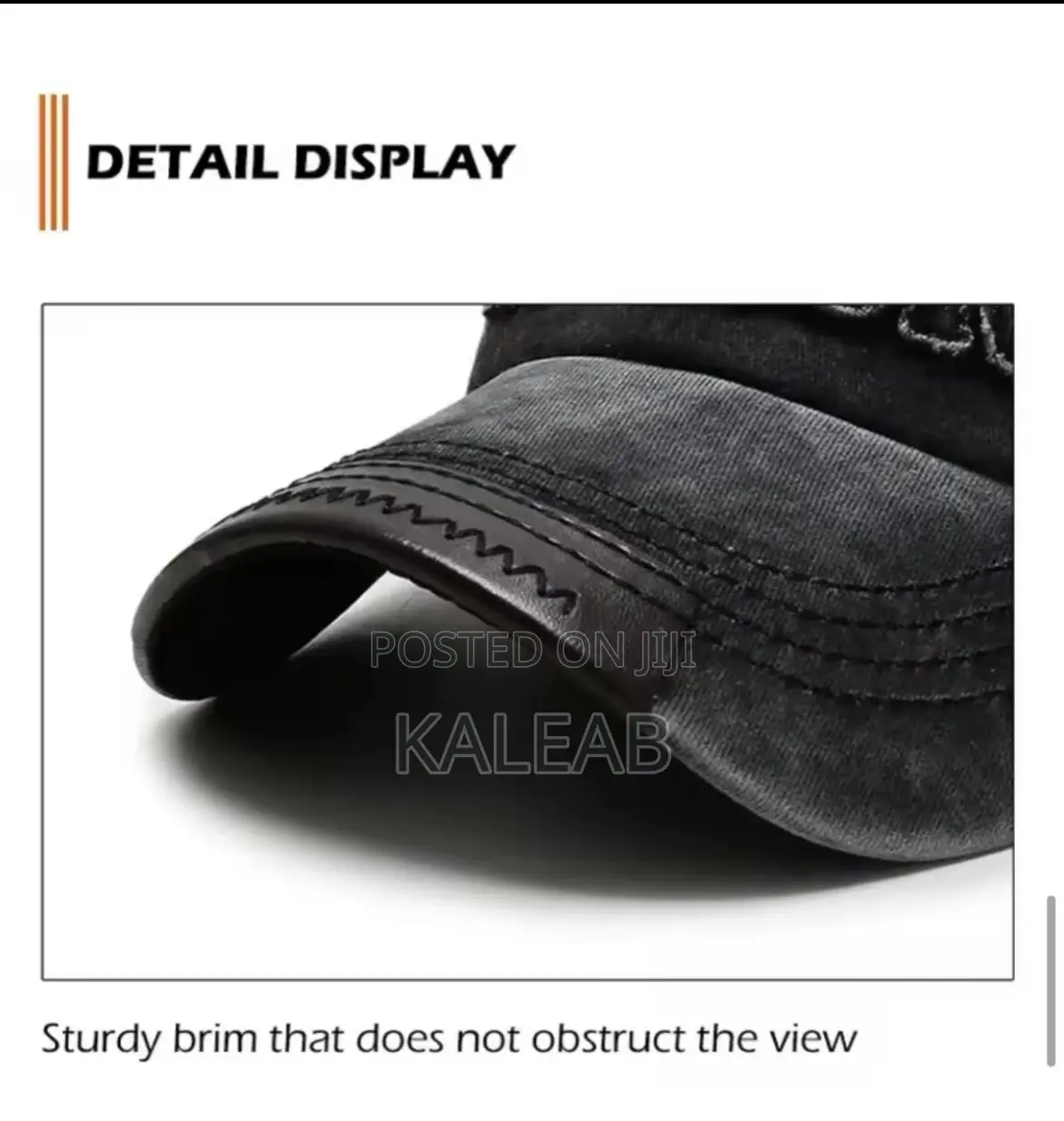 Retro Baseball Cap (Black)