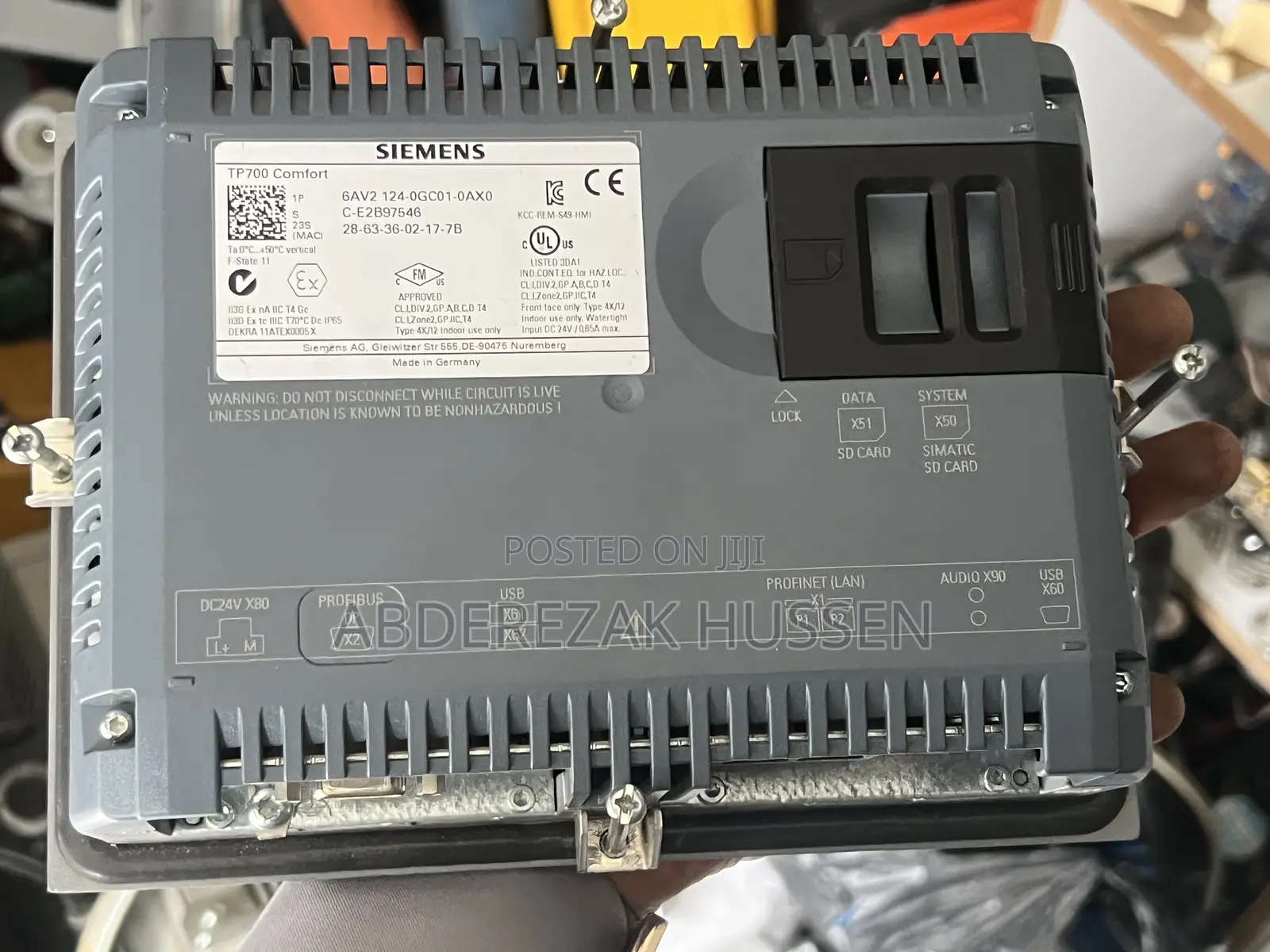 Siemens 6av2124-0gc01-0ax0 Simatic Hmi Tp700 Comfort