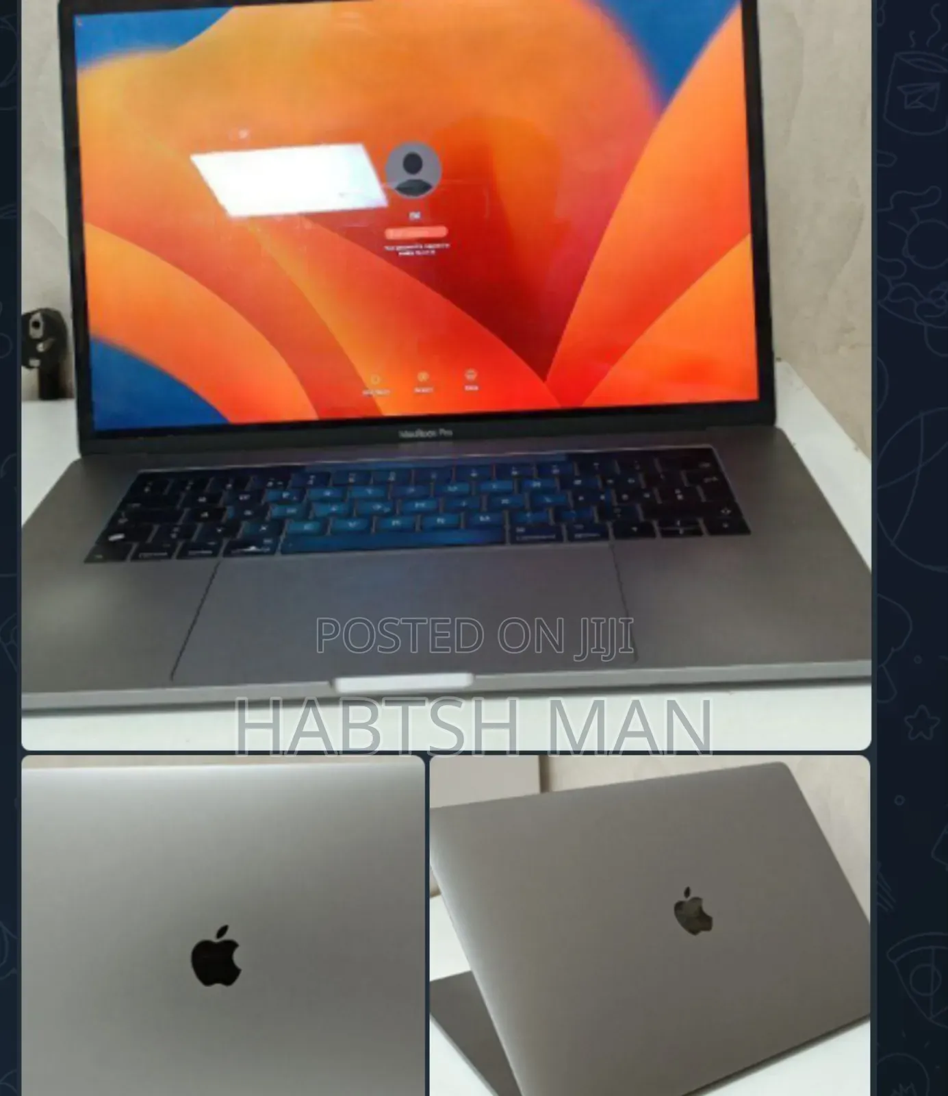 New Laptop Apple MacBook Pro 2017 16GB Intel Core I7 SSD 512GB