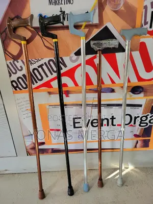 Photo - Walking Stick娼ث Pe Care Silver Tri Cane Walking Stick