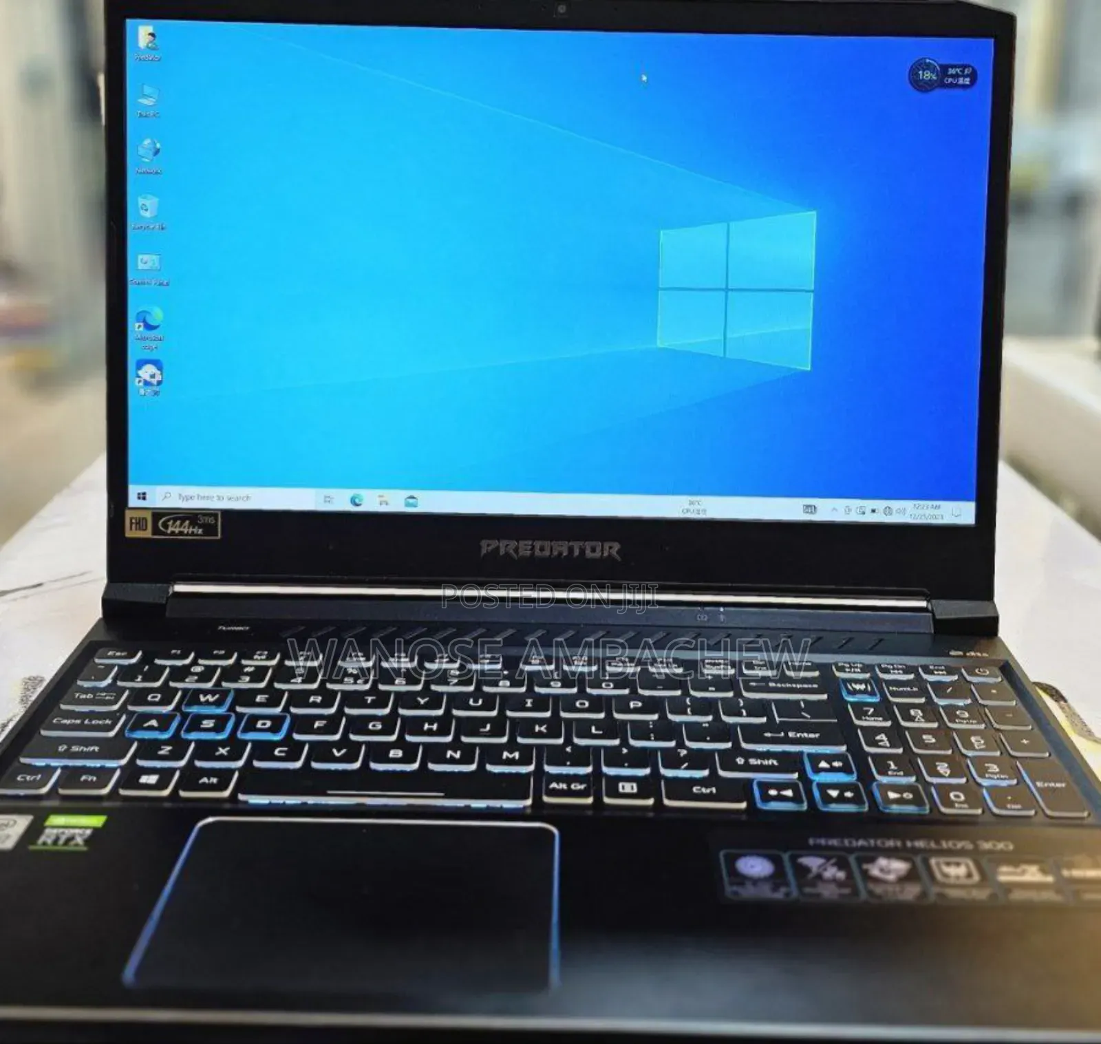 New Laptop Acer Predator Helios 300 16GB Intel Core I7 SSD 1T