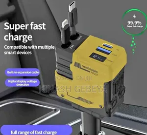 Photo - 4in1 Car Fast Charger(የመኪና የስልክ ቻርጀር)