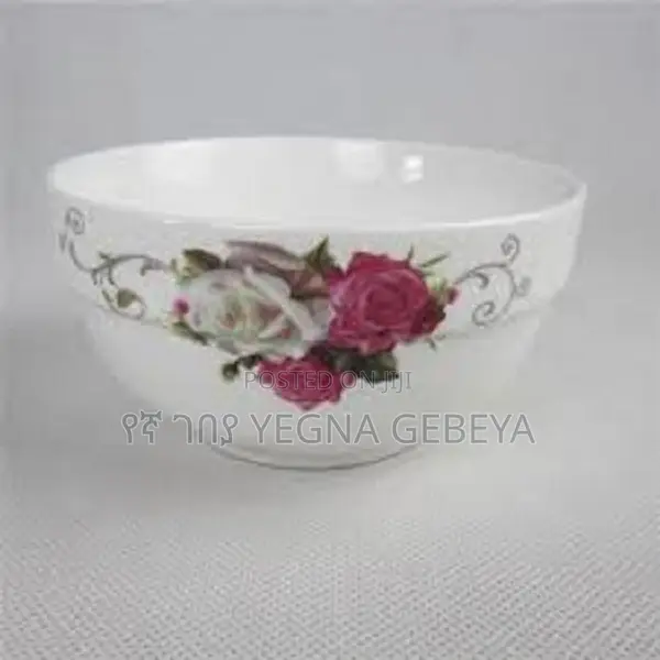 Large Flower Printed Bowl