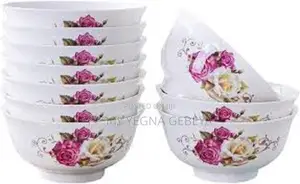 Large Flower Printed Bowl